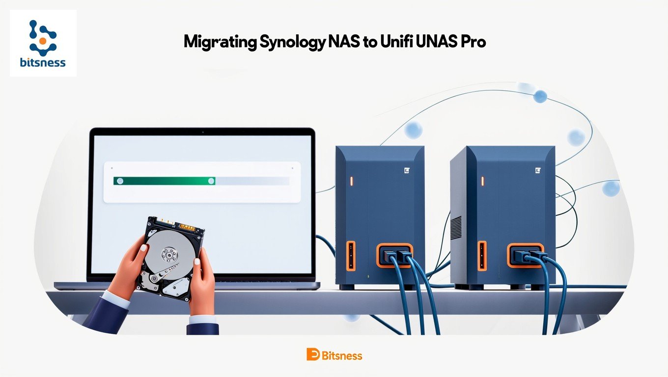 6 Bước Migrate Synology NAS Sang UniFi UNAS Pro Không Lỗi